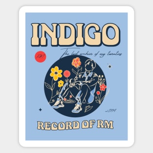 indigo RM Sticker